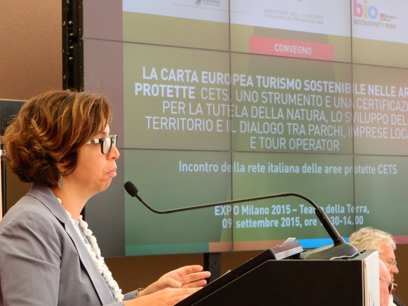Evento CETS 09/09/2015: Maria Carmela Giarratano, Direttore Direzione Generale Protezione Natura - Ministero dell'Ambiente e della Tutela del Territorio e del Mare